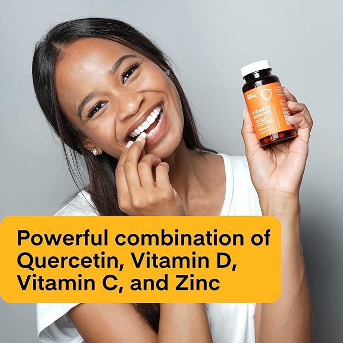 A Dose of Immunity Quercetin 500mg Quercetin 7 in 1 Immunity (60 Count)