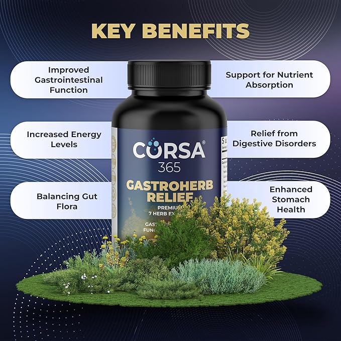 Gastroherb Relief 7 Herbs Extract 90 Softgels