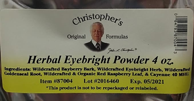 Christophers Original Formulas Herbal Eyebright Powder 4 OZ