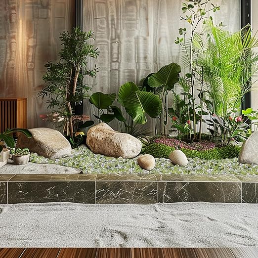 5 lbs Jade Pebbles for Indoor Plants, Decorative Pebbles for Bamboo, Vase, 3/8" Plant Gravel for Pots Indoor, Highly Polished Small River Rocks