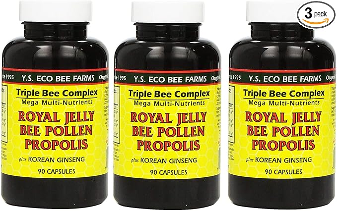 Y.S. Eco Bee Farms, (3 Pack) 90 Capsules