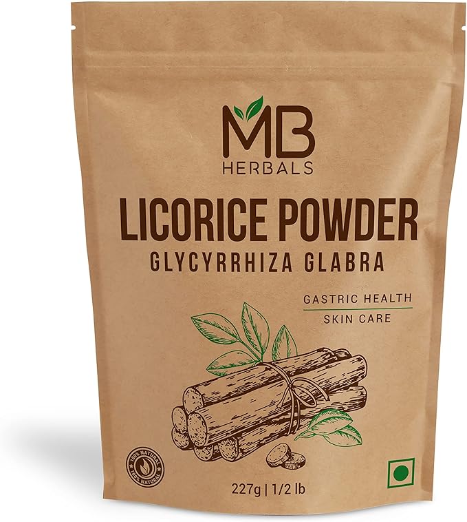 MB Herbals Licorice Root Powder 8 227 Gram 0.5 lb