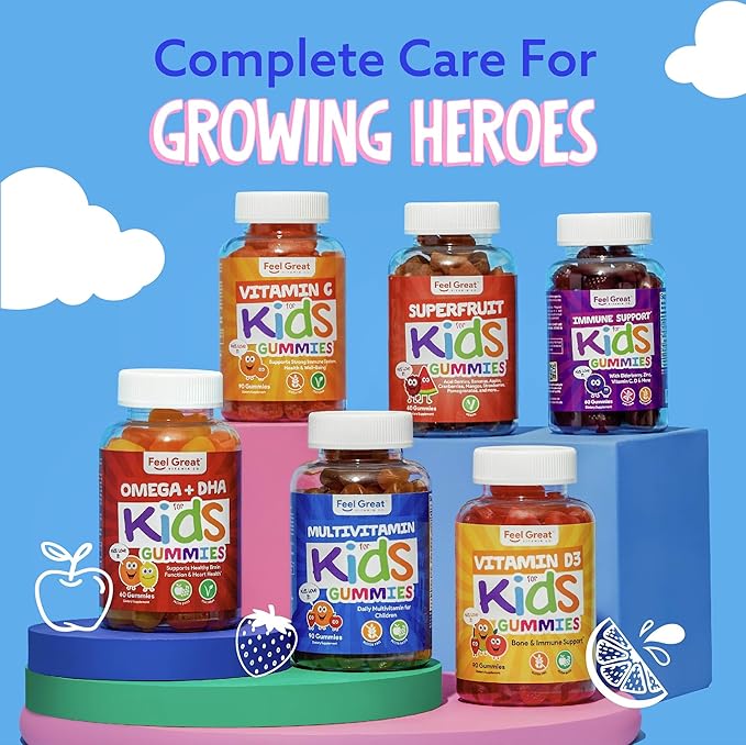 USDA Organic Kids Multivitamin Gummies by 60 Kids