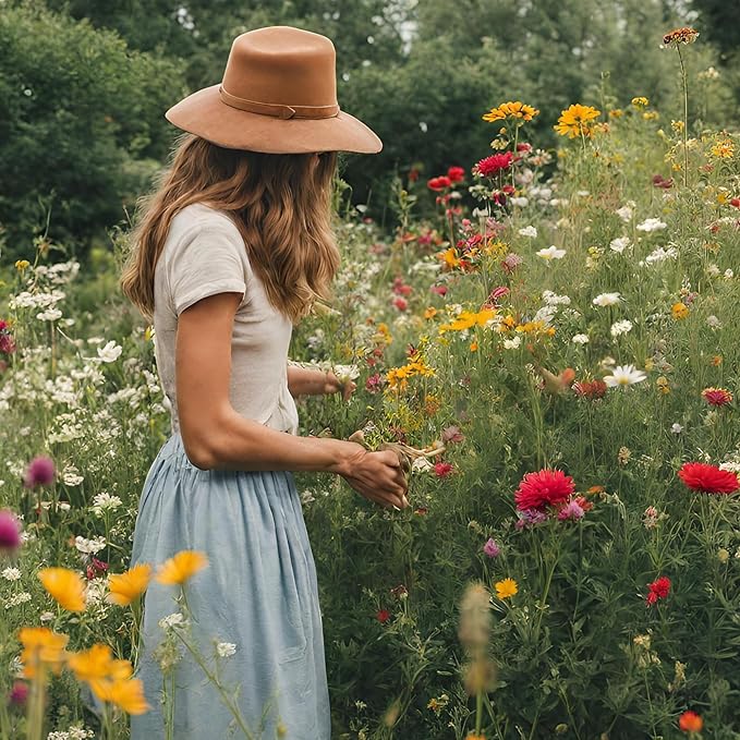 Washington Wildflower Seed Mix, Covers 325 Sq Ft, 20 Flower Varieties, Over 60,000 Seeds - Created By Nature