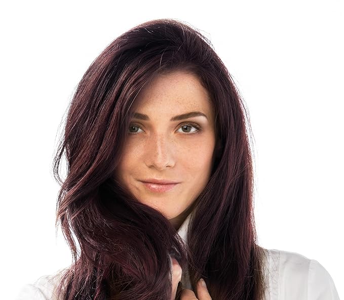 Herbatint Permanent Haircolor Gel, 4M Mahogany 100% Grey 4.56 oz