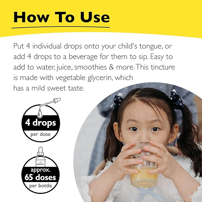Bach RESCUE REMEDY KIDS Dropper 10mL,