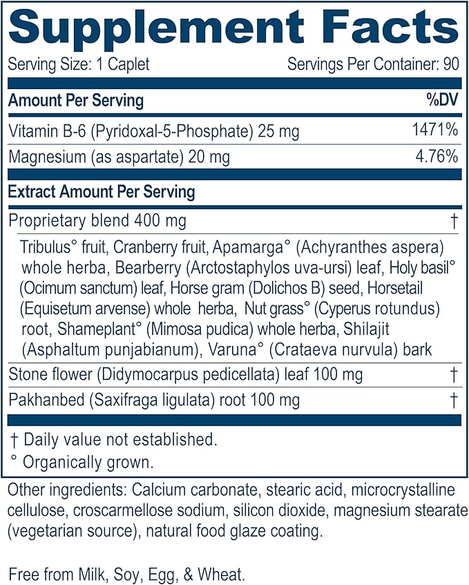 Ayush Herbs Rentone, Ayurvedic Urinary Tract B6, Tribulus, 90 Vegetarian