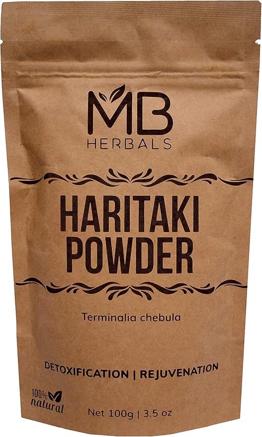 MB Herbals Haritaki Powder 8 oz 227 Gram 0.5 lb