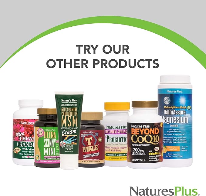 Natures Plus Herbal Actives ImmunActin Zinc Lozenges 10 mg 60 Vegan 60 Servings