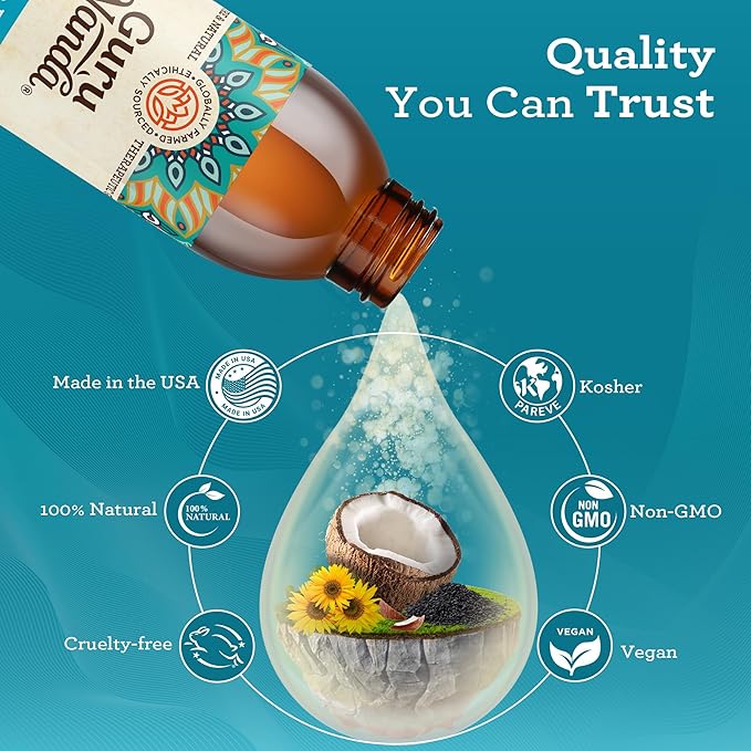 GuruNanda Original Oil Pulling with Tongue 8.45 Fl
