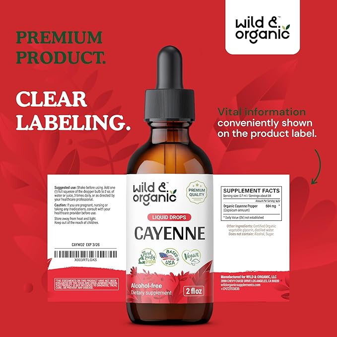 Cayenne Pepper Supplements 2 fl