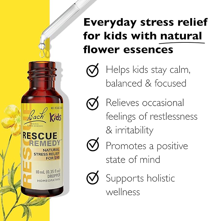 Bach RESCUE REMEDY KIDS Dropper 10mL,