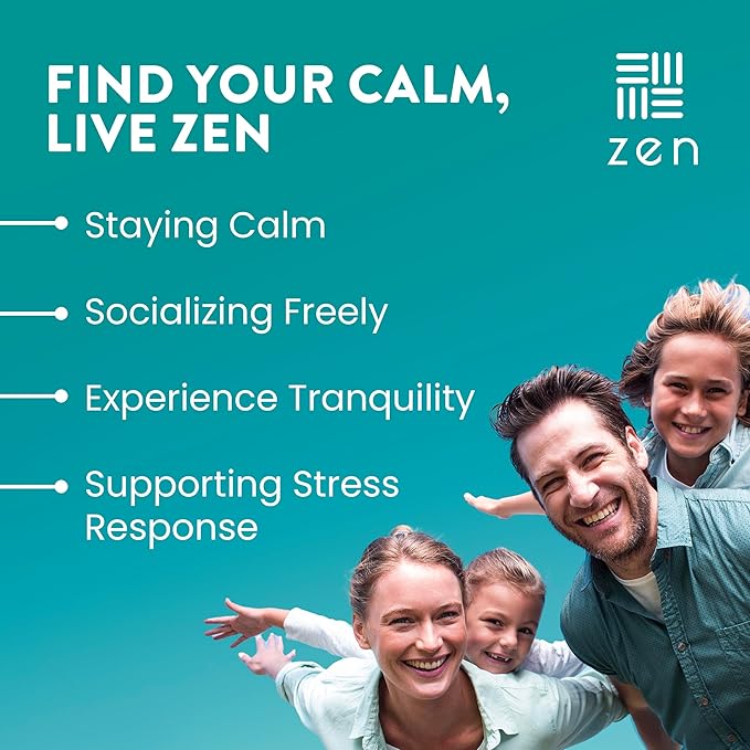 WellPath Zen Stress Relief Supplement + Mood Support (180 ct)- Calm, Stress & Energy Support | Ashwagandha Root, Rhodiola Rosea, L-Theanine, Lemon Balm | Herbal Capsules,