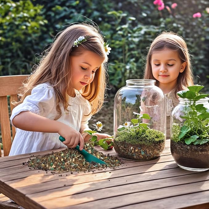 Terrarium Potting Soil Mix 1qt, Custom Made for Terrariums, Perfect for Vibrant Miniature Gardens
