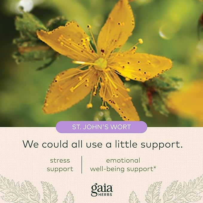 Gaia Herbs St. John's Wort 60 Vegan (20-Day Supply)