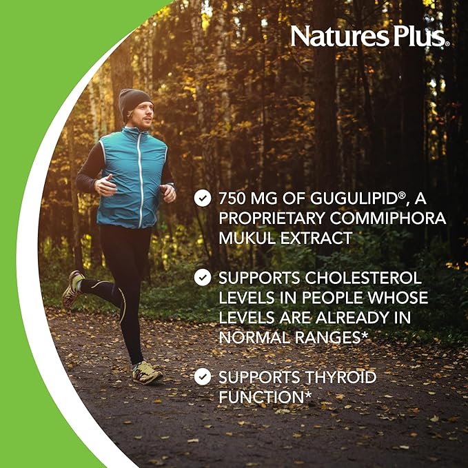 NaturesPlus Herbal Actives Gugulipid 30 Extended-Release 30 Servings