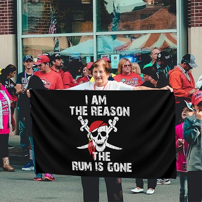 Pirate Flag Jolly Roger Flag 3x5 Ft Indoor/Outdoor Yard Garden Lawn Holiday Decoration Banner Sign