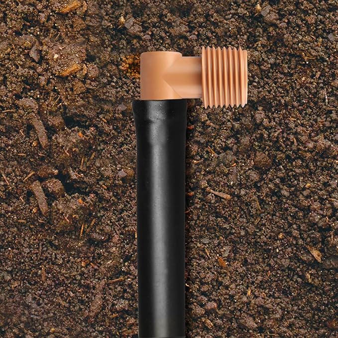 1/2 Inch Threaded Drip Irrigation Male Adapter:Drip Irrigation Universal PVC Adapter 1/2" Male Pipe Thread (MPT) x 1/2" Barb Elbow Swing Pipe Irrigation Fittings (10 Pack)