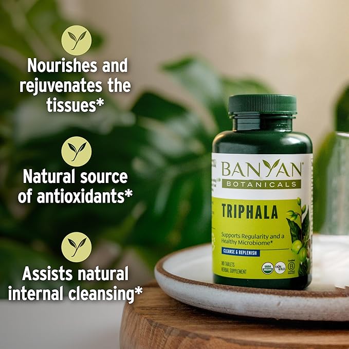 Banyan Botanicals Triphala Tablets 90 Tablets