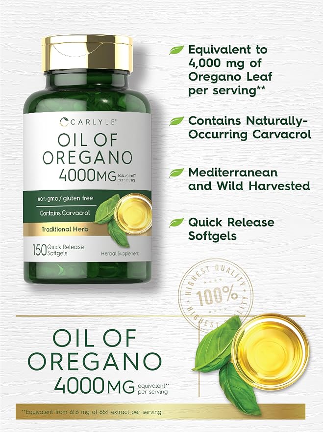 Carlyle Oregano Oil Extract 150 Softgel