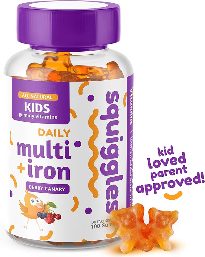 Kids Multivitamin + Iron Gummies 100ct.