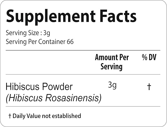 bixa BOTANICAL Hibiscus Powder (Hibiscus Rosa 1 Pound (16 Oz)|