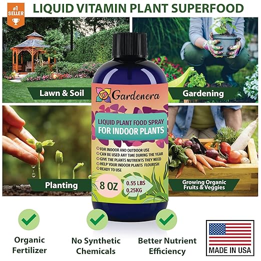 Plant Growth Superfood for Tropical Plants with 18 Essential Vitamins & Minerals - Organic Plant Food Fertilizer - Micro-Fungi and Bio-Organisms for Plant Care & Growth Enhancement - 32oz