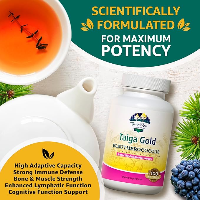Wild Eleuthero Root Extract, Herbal Extract 100 Vegeterian