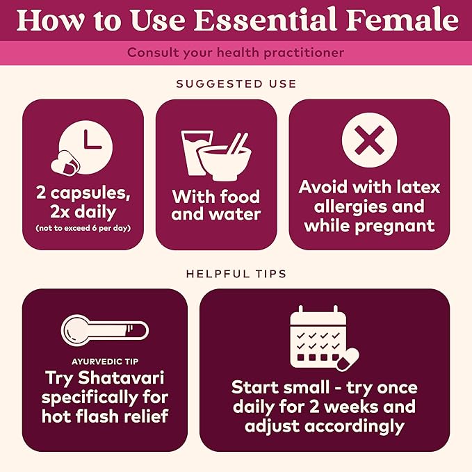 ORGANIC INDIA Essential Female Herbal Supplement 90 Capsules
