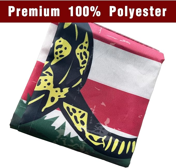 Don't Tread On Me Flag 1776 Flag 3x5 Ft Retro American Flag Polyester Double Sided Mirror Printing Outdoor House Patriotic Banner Decorate