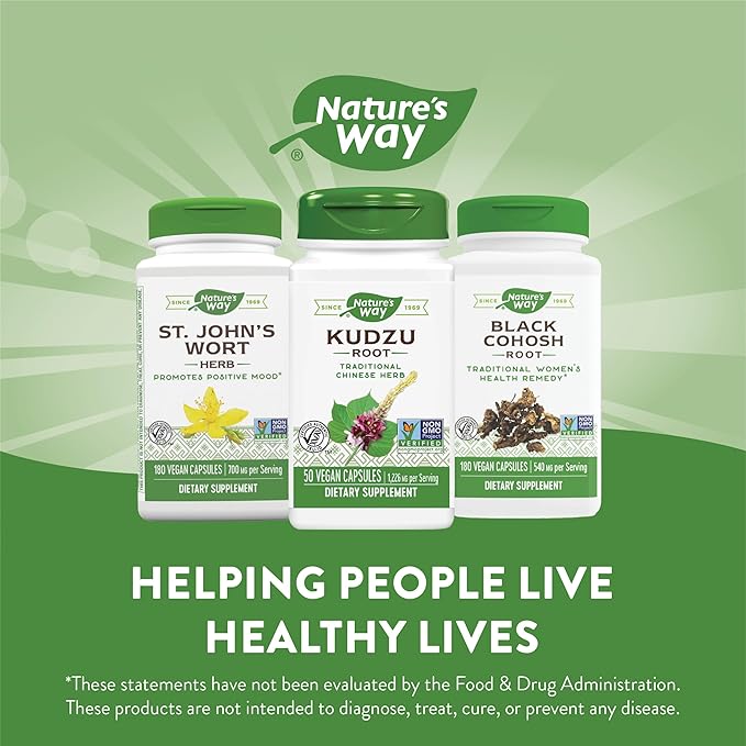 Nature's Way Herbal Kudzu Root, 1,226 50 Vegan