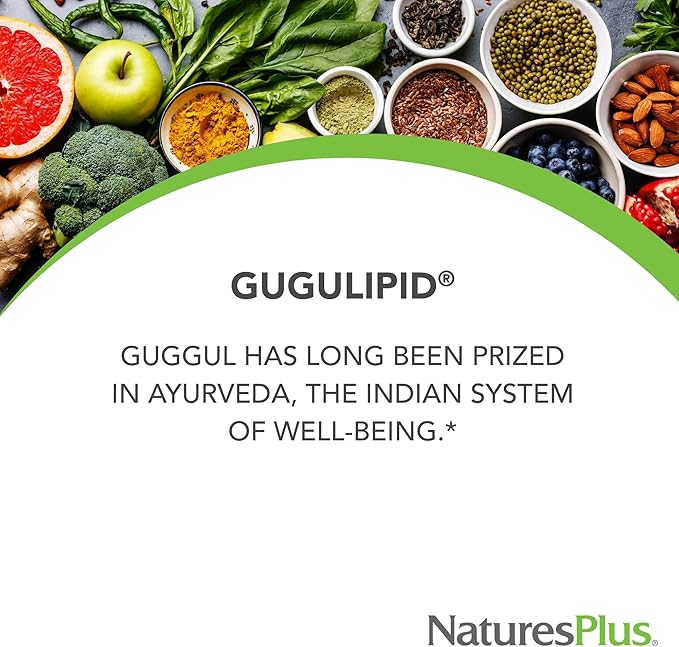NaturesPlus Herbal Actives Gugulipid 30 Extended-Release 30 Servings