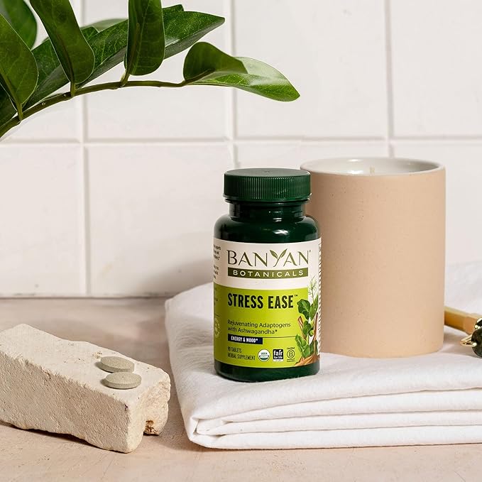 Banyan Botanicals Stress Ease – Organic 90 Tablets