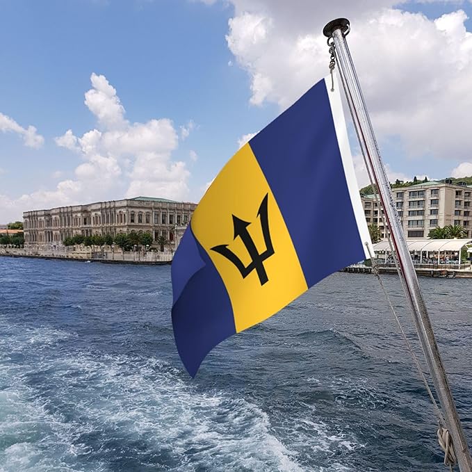 Barbados Barbadian Flag Garden Yard House 2x3 ft Flags Double Sided Print Banner Indoor Outdoor Party Home Decorations for Boat Dorm House Balcony