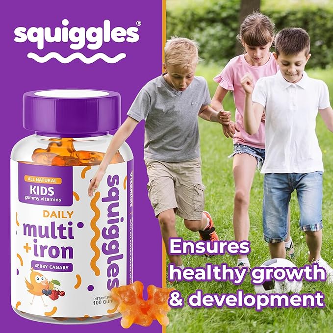 Kids Multivitamin + Iron Gummies 100ct.