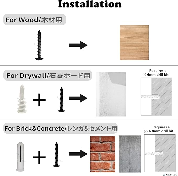 NACETURE Plant Ceiling Hooks Hanging Basket 4 Pack - Hanging Plant Hooks Indoor Wall Hanger for Decorative Home, Kitchen, Wreath Hangers for Fall Porch Decor (2.5" Black 4 Pack)