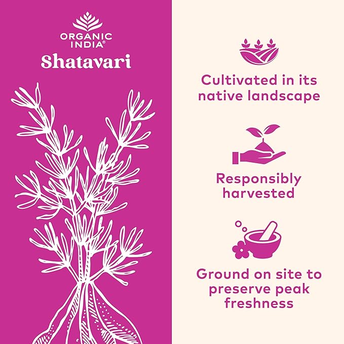 ORGANIC INDIA Shatavari Capsules 90 Capsules