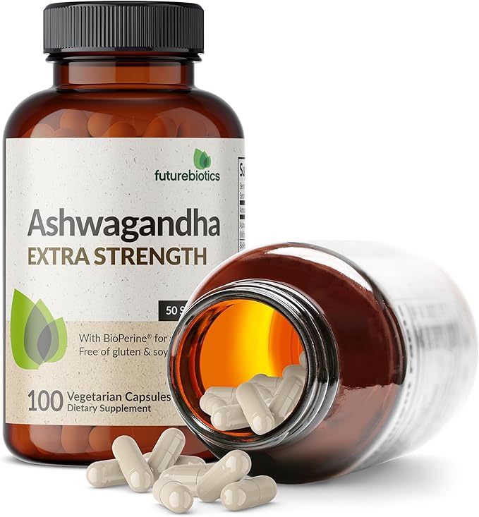Futurebiotics Ashwagandha Extra Strength Stress & 100 Vegetarian