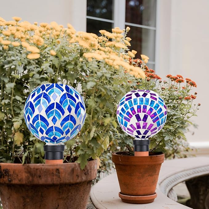 Plant Watering Globe Large Self Watering Globes 2 Pack for Indoor Outdoor Plants Self Watering Planter Insert Watering Devices for Plant Lover Gifts