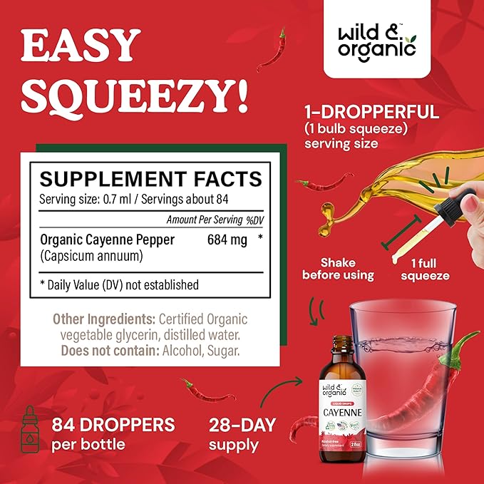 Cayenne Pepper Supplements 2 fl