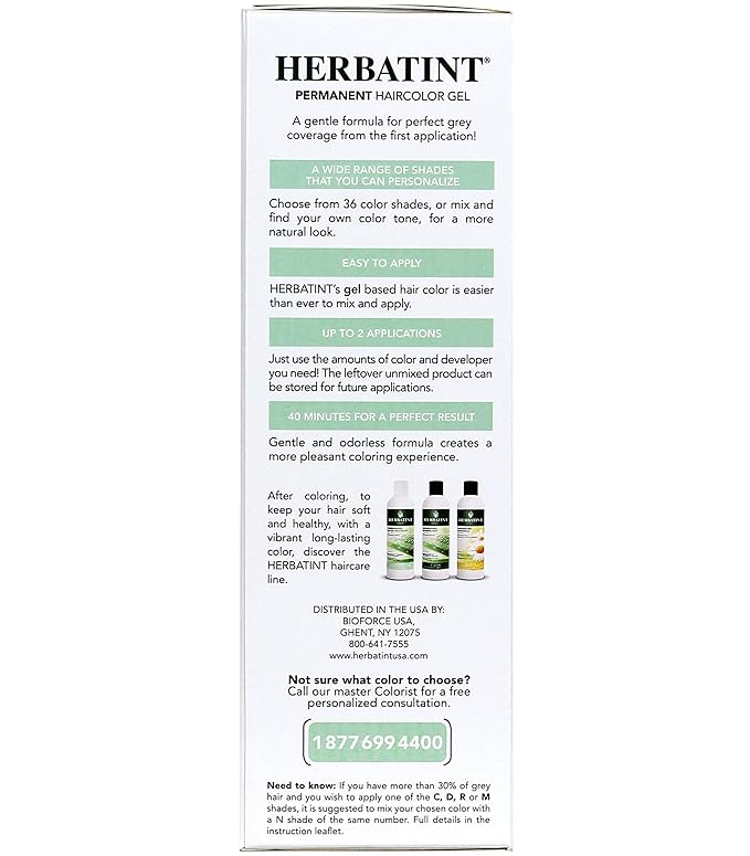 Herbatint Permanent Haircolor Gel, 5N Light (5N) 4.56 4.56 Fl