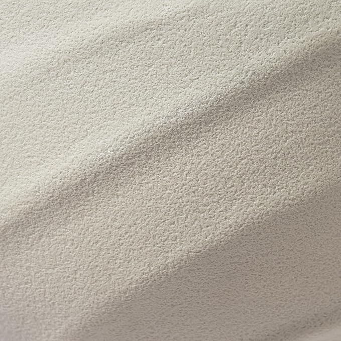 La Jolie Maison 10 Inch Hanging Planters for Indoor Plants, Outdoor Garden Planter Pots with Self-Watering Tray, Oatmeal, Set of 2