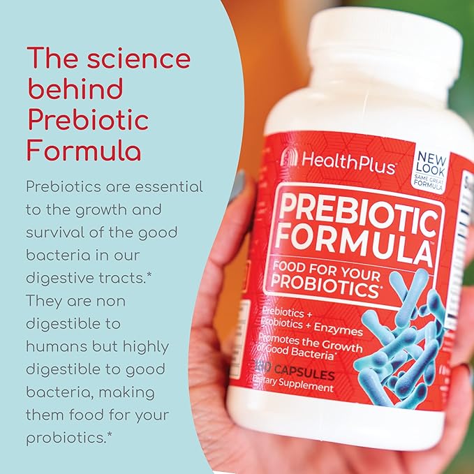 Health Plus Prebiotic Formula (180 Capsules, 60 Servings)