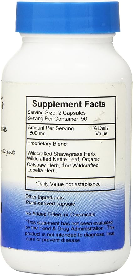 Dr Christopher's Formula Herbal Calcium Formula, 400 mg, 100 Count