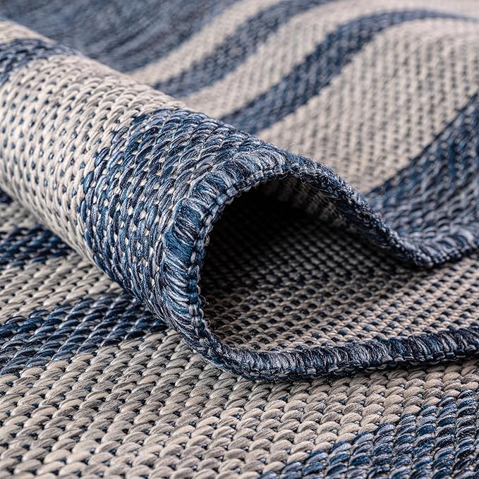 Keen Home Design Terrace Outdoor Area Rug - 9x12 Washable Indoor/Outdoor Rug for Patio, Kitchen, Balcony, Beach, Garden, Deck and Porch, Size: 8'10"x12'