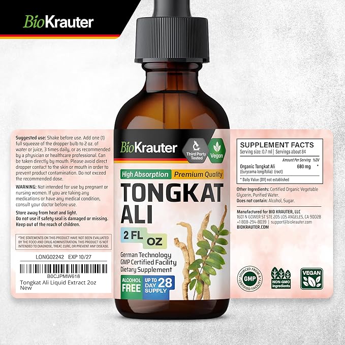 Tongkat Ali Tincture 2 Fl