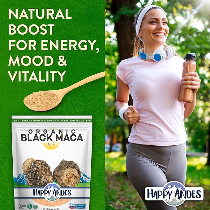 Happy Andes Organic Black Pure & 16 oz