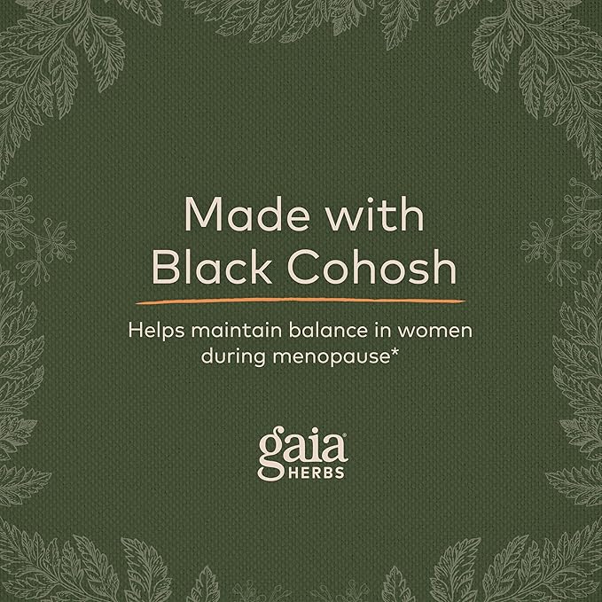 Gaia Herbs Black Cohosh 60 Vegan (30-Day Supply)