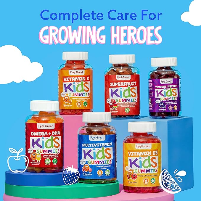 Feel Great Kids Multivitamin Gummies 45 Day