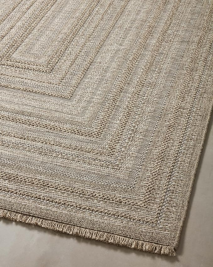 Loloi Dawn Collection Indoor/Outdoor DAW-01 Natural 2'-3" x 10'-0" Runner Rug